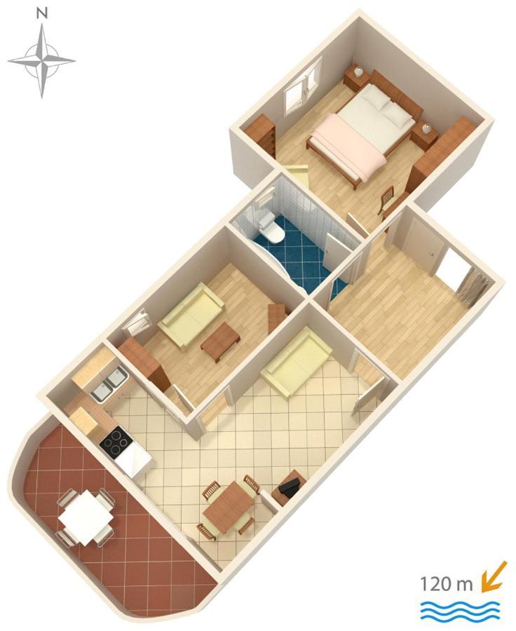 Apartments By The Sea Novi Vinodolski - 5558 Εξωτερικό φωτογραφία